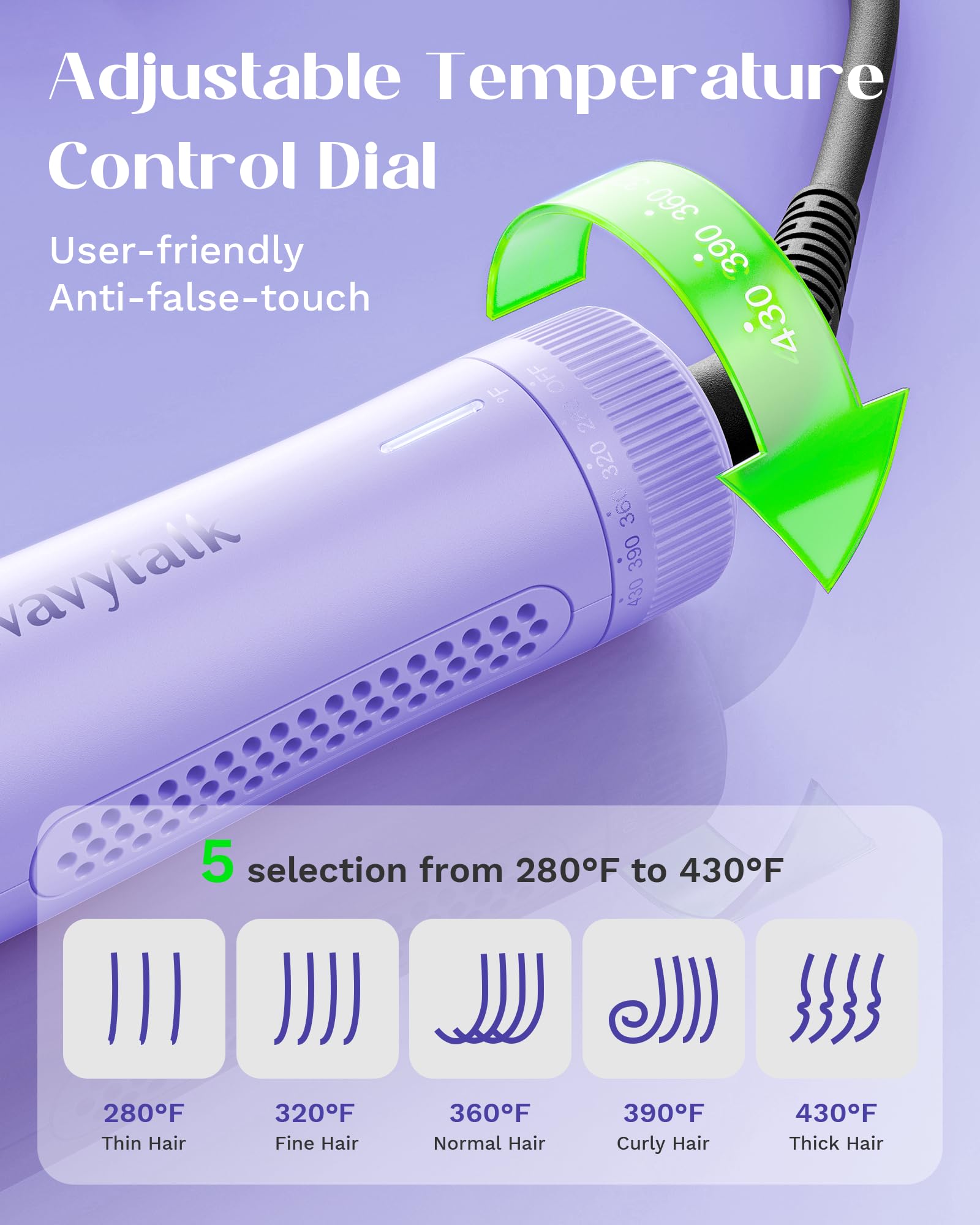 Foto 4 | Rizadora Wavytalk Airflow Styler 2 en 1-Venta Internacional