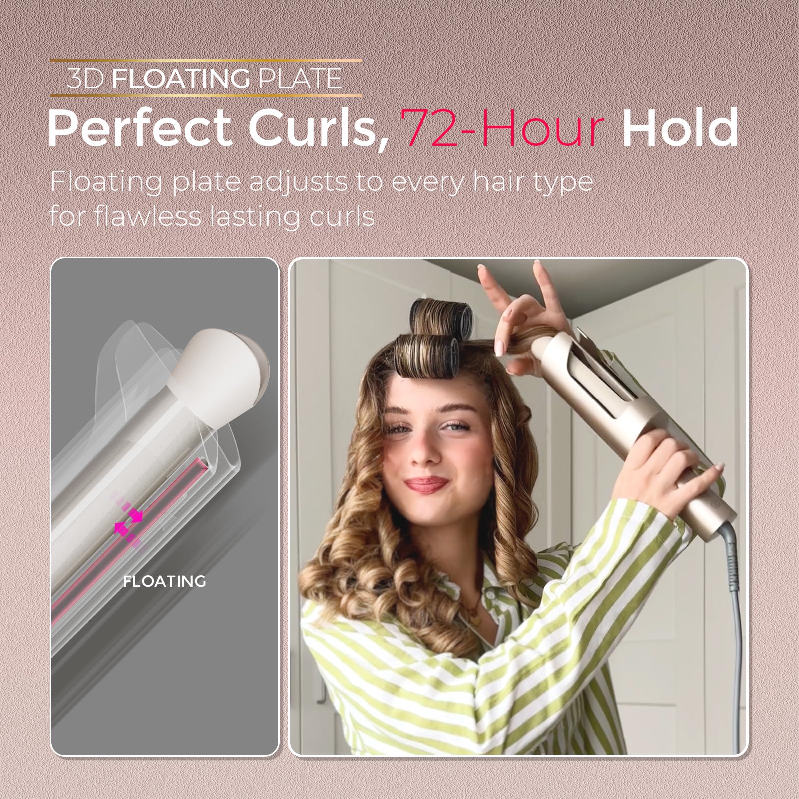 Foto 6 pulgar | Rizador Tymo Curlpro Plus con Rotación Automática de 1 Pulgada - Venta Internacional