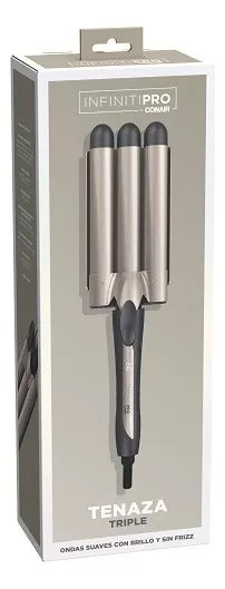 Foto 4 pulgar | Rizador Conair S9es Triple Infiniti Pro Ondas Suaves Con Brillo Y Sin Frizz Negra