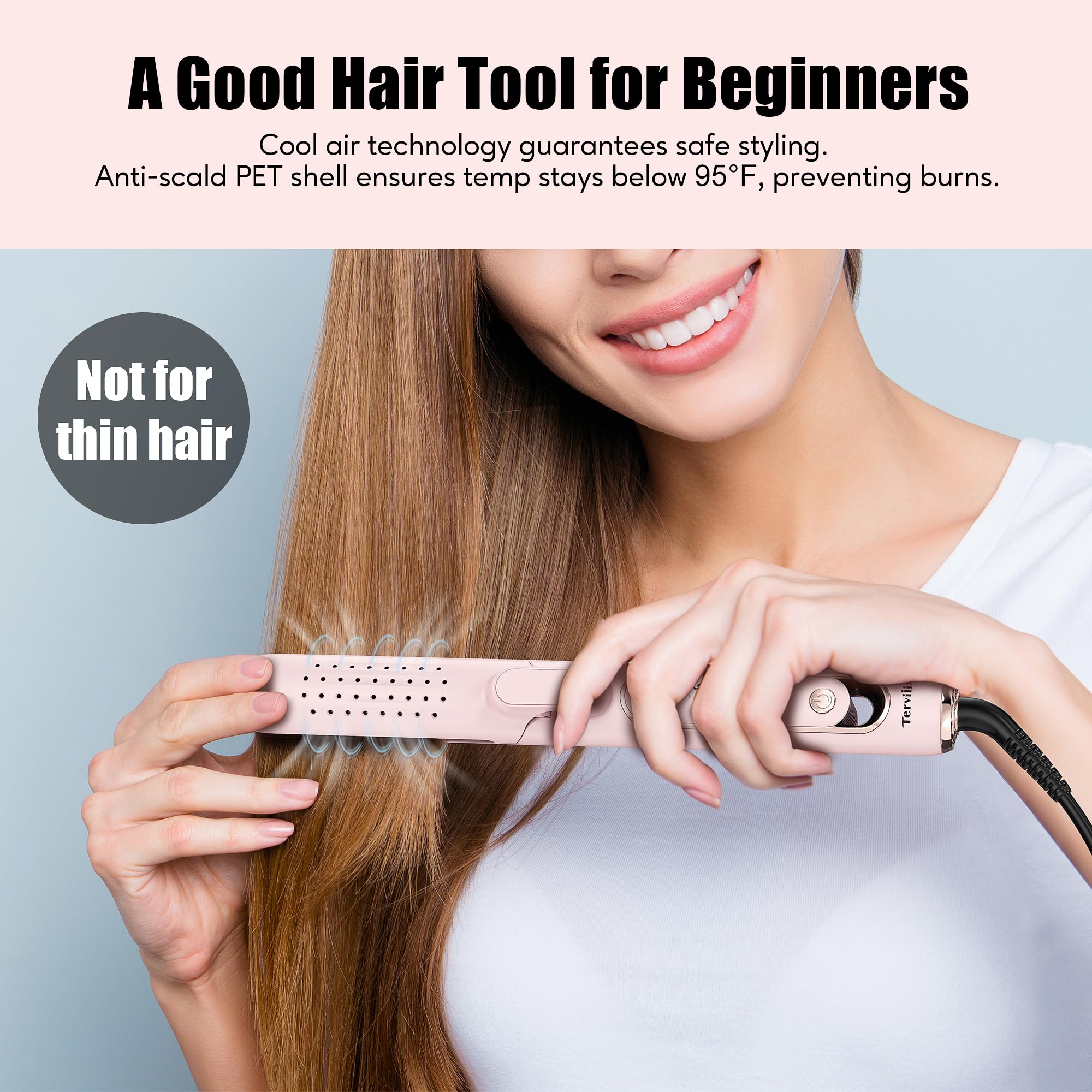 Foto 7 pulgar | Rizador de Pelo Terviiix Airflow Styler Pink - Venta Internacional