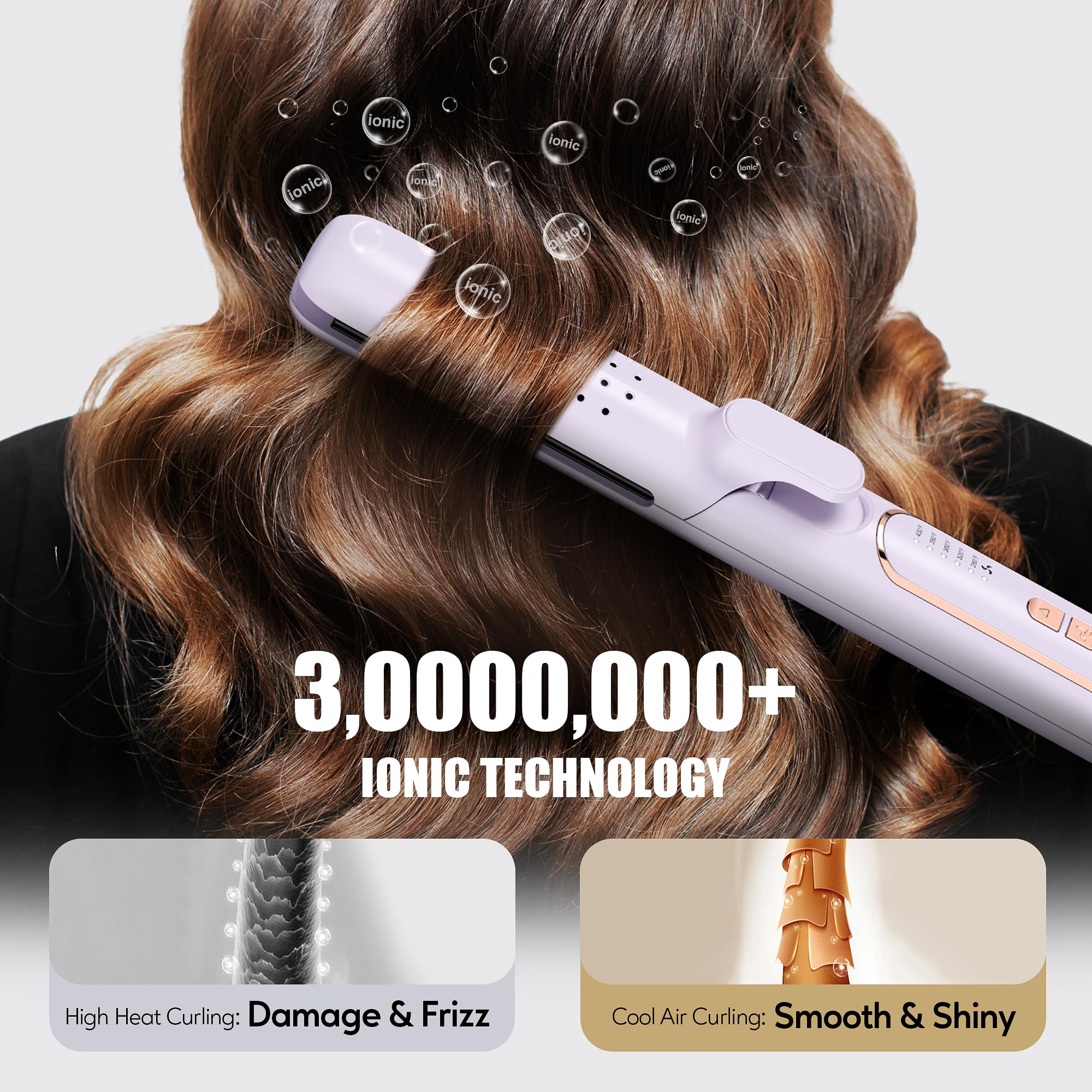 Foto 5 | Rizadora Terviiix Airflow Styler de Titanio Morado - Venta Internacional