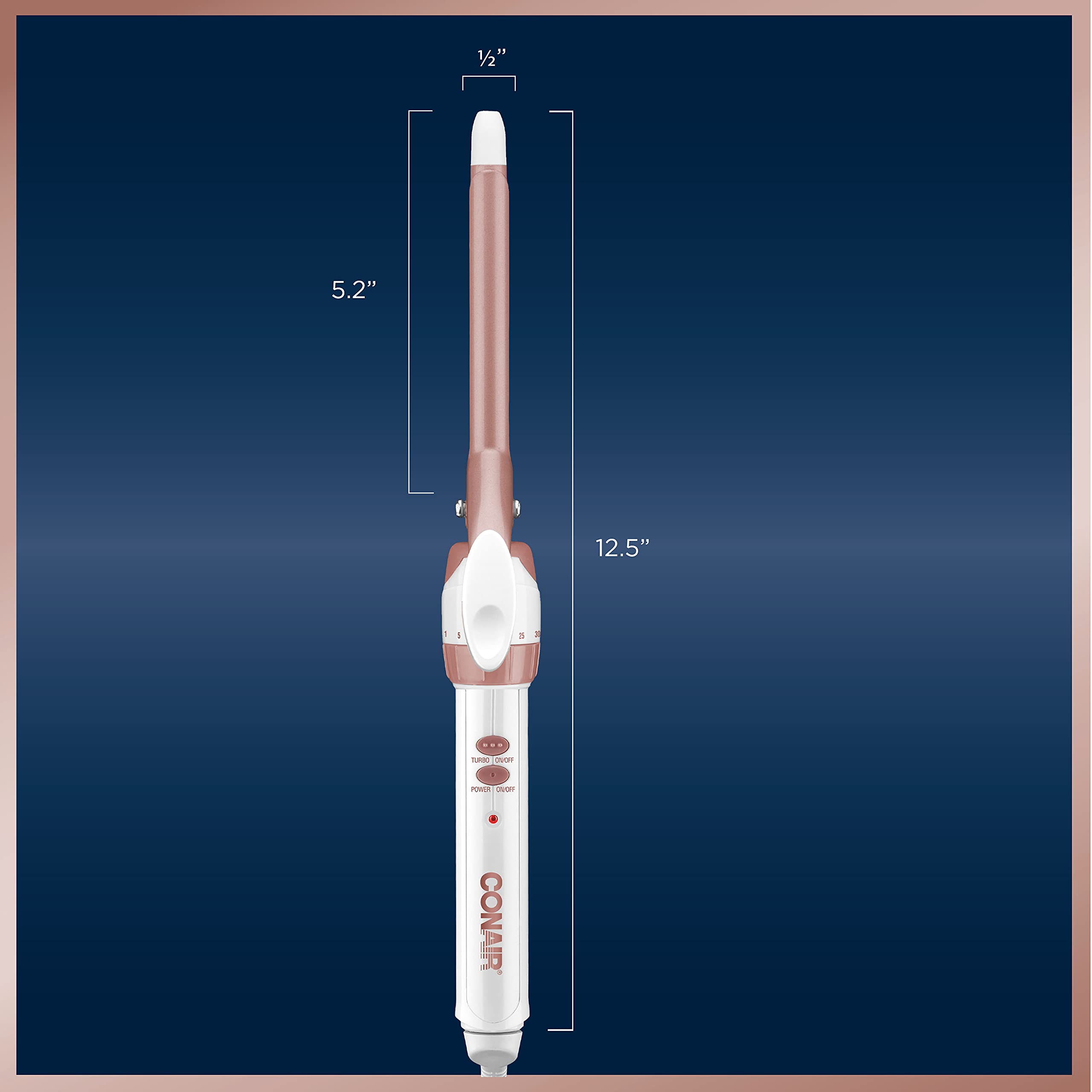 Foto 5 | Rizador Conair de Doble Cerámica 1/2 Pulgada  - Venta Internacional