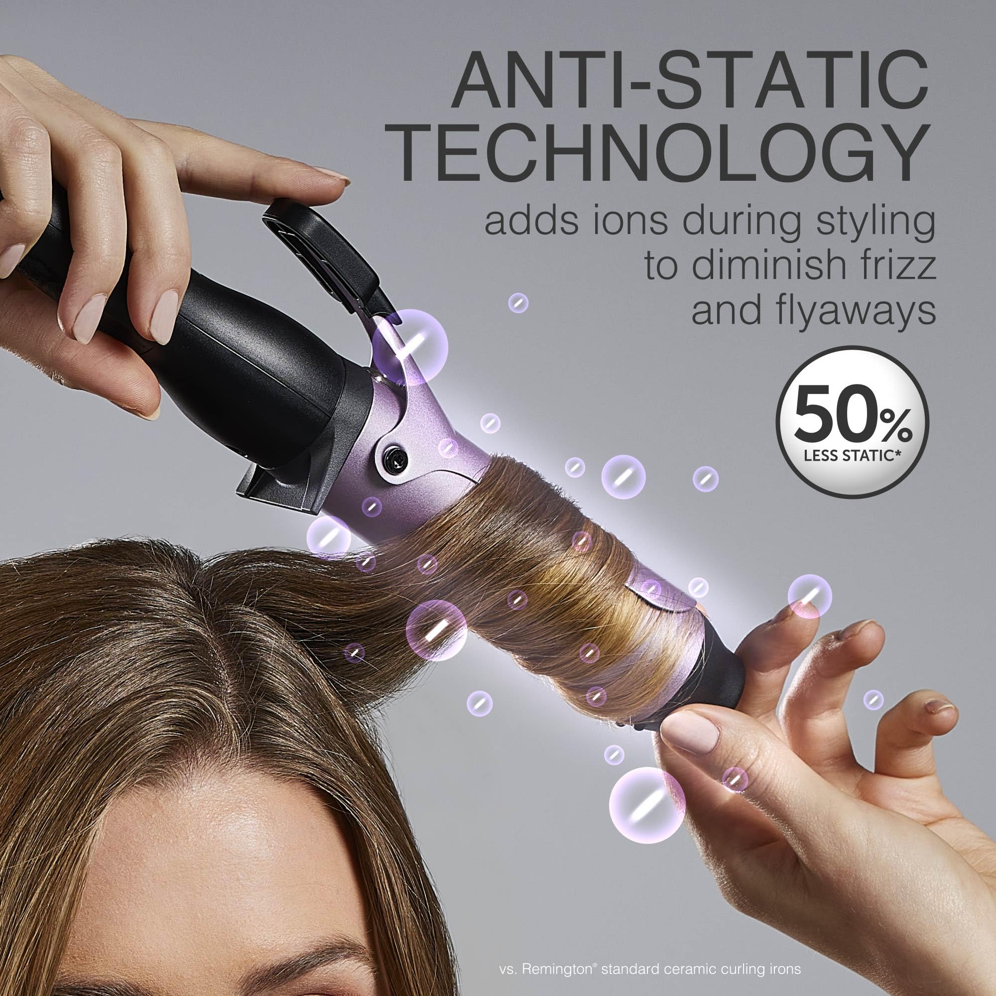 Foto 4 pulgar | Rizadora de Cabello Remington de Titanio-Venta Internacional