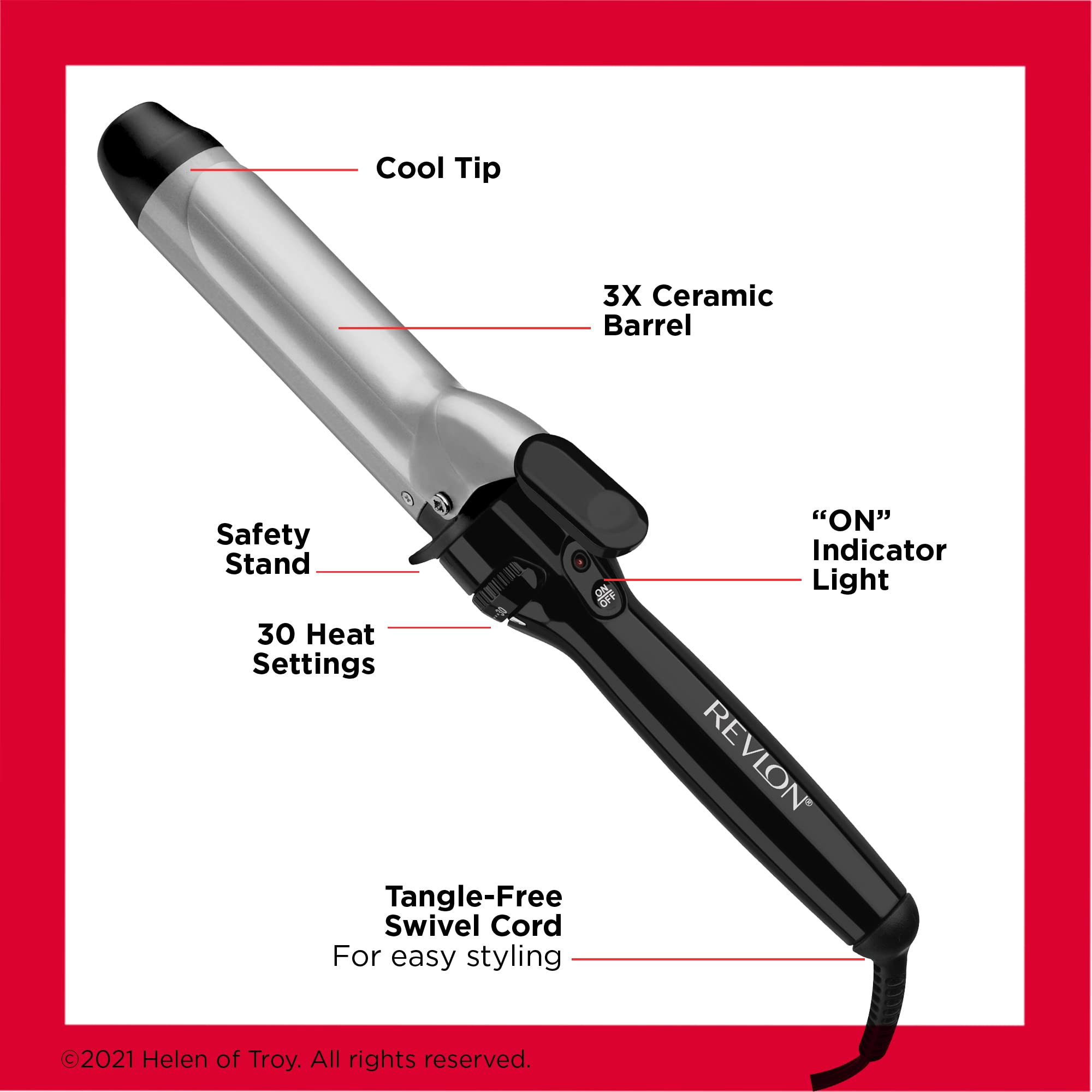 Foto 5 pulgar | Rizador Revlon Perfect Heat Triple Ceramic de 1,5 cm - Venta Internacional