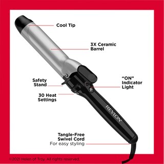 Foto 4 | Rizador Revlon Perfect Heat Triple Ceramic de 1,5 cm - Venta Internacional