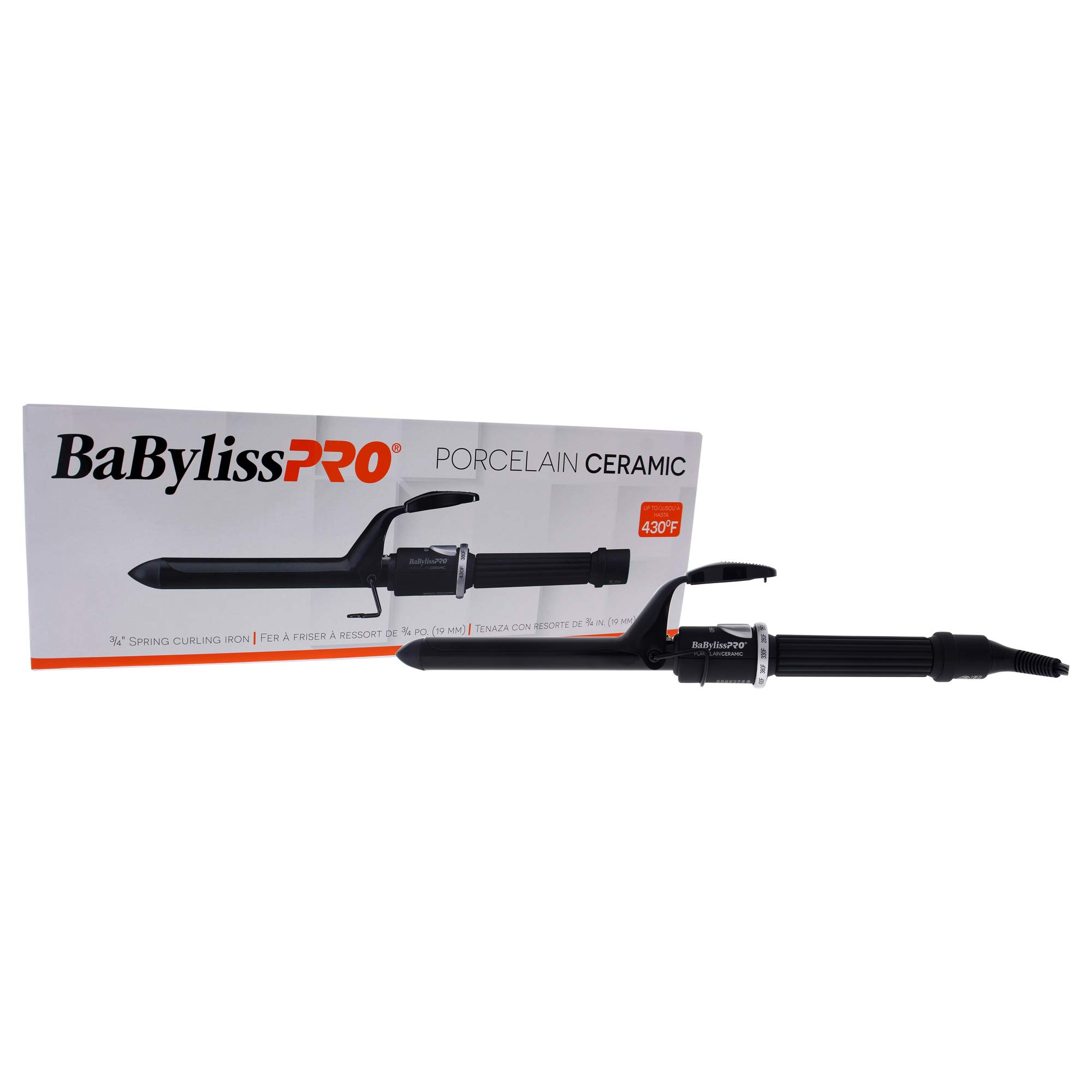 Foto 2 pulgar | Curling Iron Babylisspro Spring, Porcelana, Cerámica, 0.75 Pulgadas - Venta Internacional.