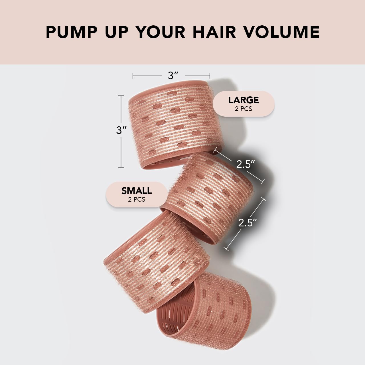 Foto 2 | Rodillos Térmicos De Cerámica Kitsch Xl Para Cabello Largo Con Aspecto Reventado - Venta Internacional.