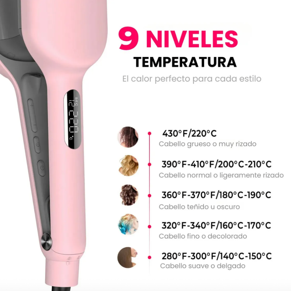 Foto 3 pulgar | Waflera para Cabello Tymo Rovy Comp 1 Pulgada