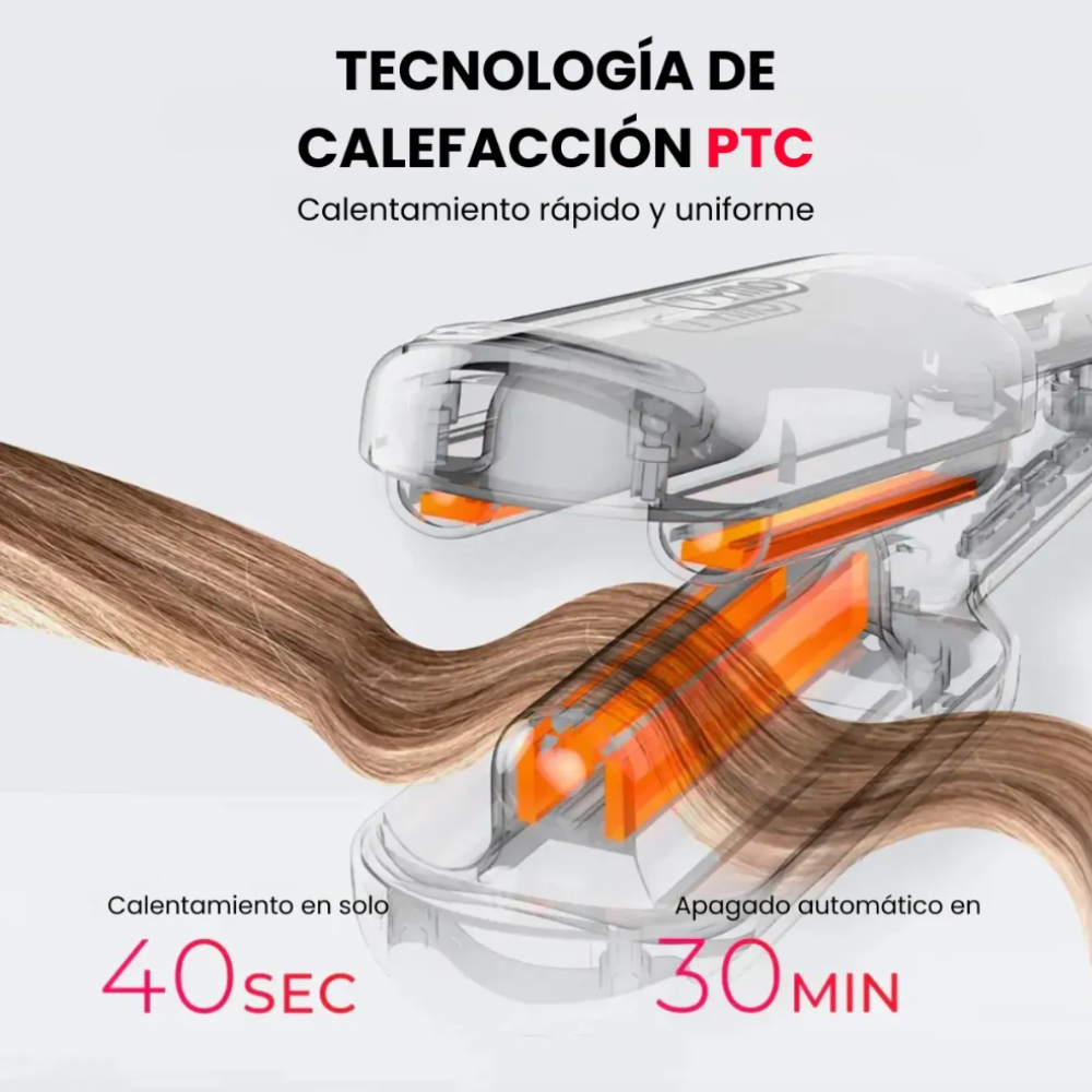 Foto 6 | Waflera para Cabello Tymo Rovy Comp 1 Pulgada