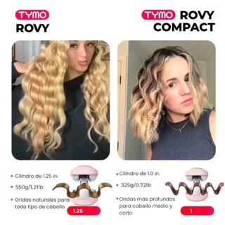Foto 7 | Waflera para Cabello Tymo Rovy Comp 1 Pulgada