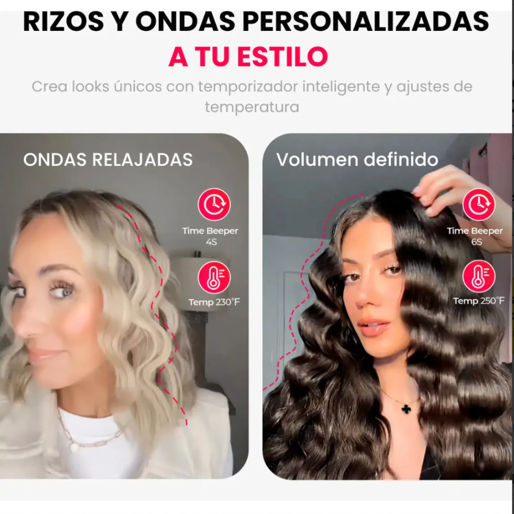 Foto 8 pulgar | Waflera para Cabello Tenaza Tymo Rovy 1.25 Pulgadas