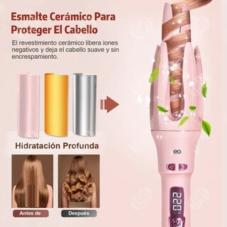 Foto 2 | Rizador Automático para Cabello Eo Safe Imports ESI-20162 Rosa