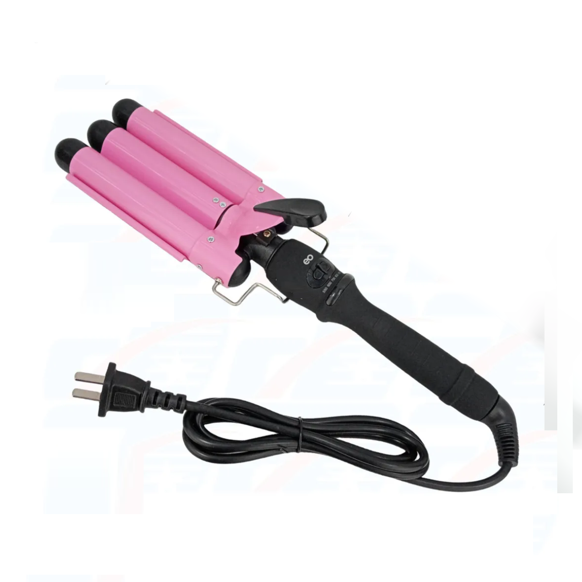 Foto 2 pulgar | Waflera Fd Triple Rizadora De Cabello Ondas Playeras Eo Safe Imports Esi-20163 Rosa