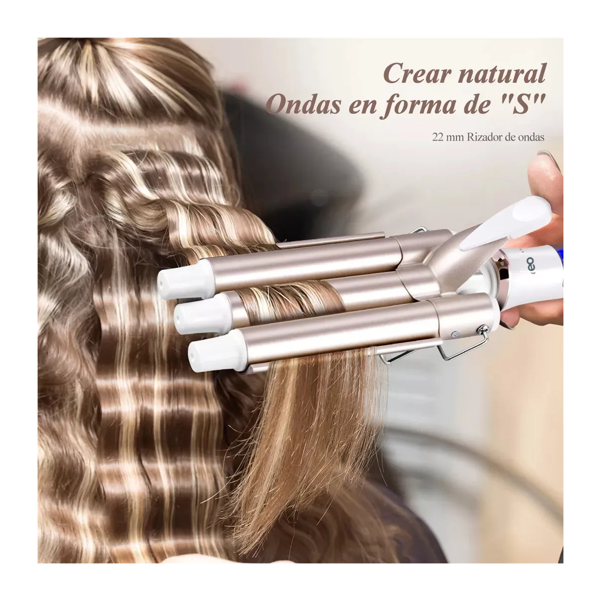 Foto 5 pulgar | Rizadora de Cabello Eo Safe Imports Esi-20164 Blanca
