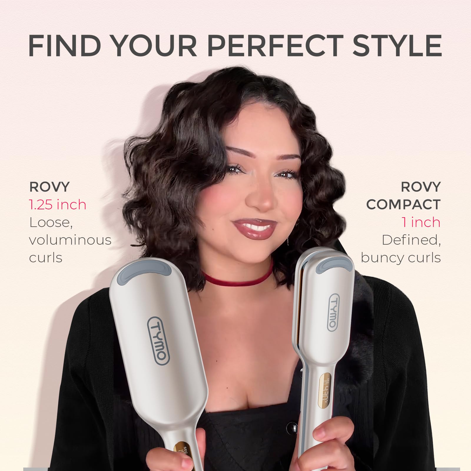 Foto 8 pulgar | Rizador de Cabello Waver Tymo Rovy Beach Waves de 1 Pulgada - Venta Internacional