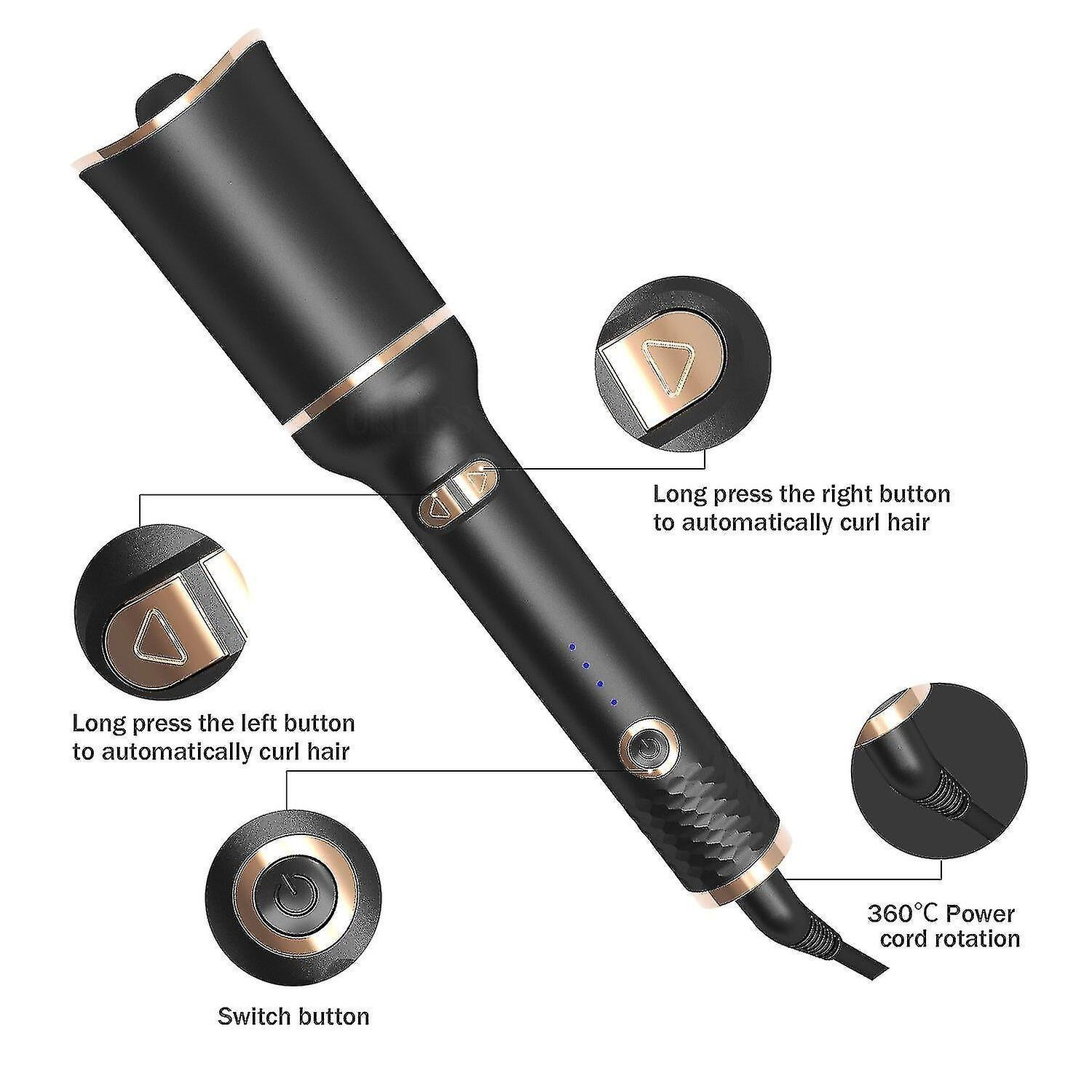 Foto 4 pulgar | Rizador De Pelo  Moldeador De Volumen  Inalámbrico  Automático  De Cerámica - Venta Internacional.