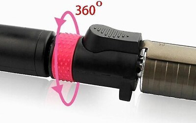Foto 3 | Clip Giratorio De Titanio De 360 Grados Para Rizar Huoguo Calentamiento Rápido - Venta Internacional.