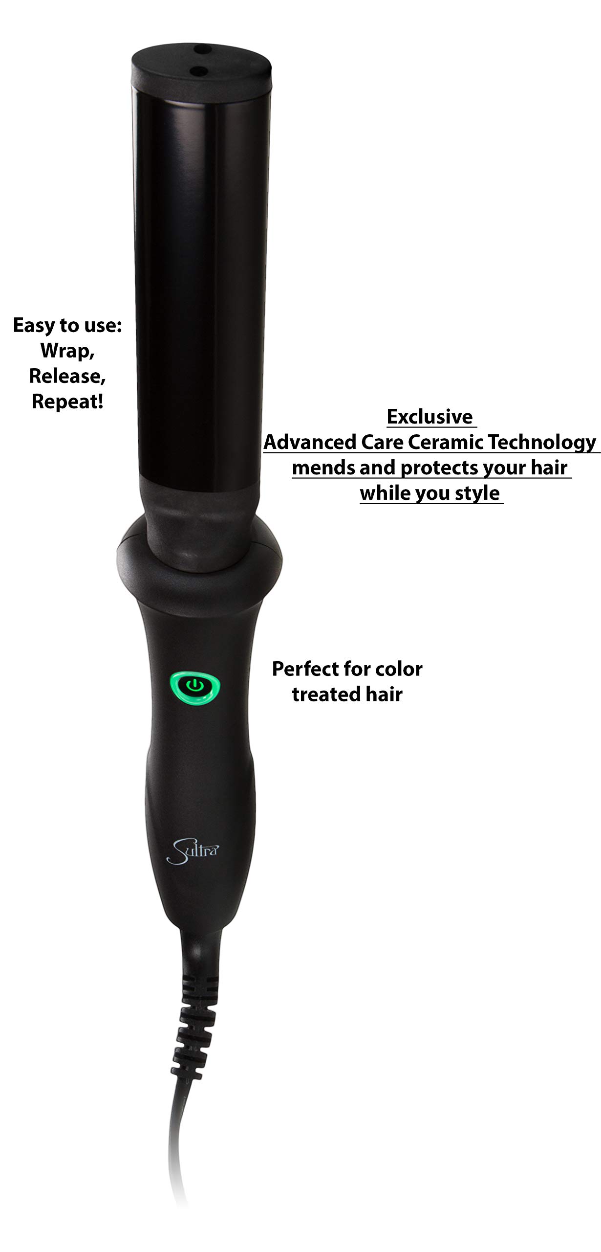 Foto 4 pulgar | Curling Iron Sultra The Bombshell Rod Ovalado Con Guantes Térmicos - Venta Internacional.