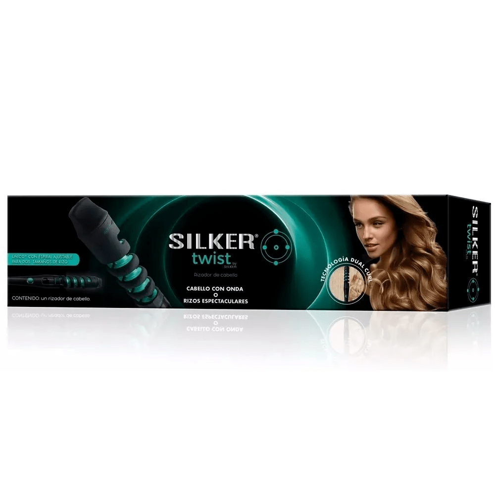 Foto 4 pulgar | Cepillo Eléctrico Silker Twist Skt1936mx para Cabello color Negro