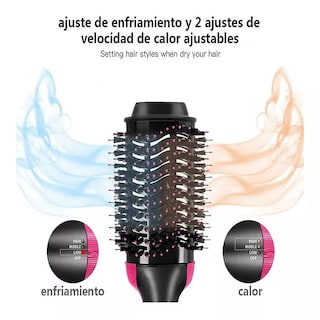 Foto 2 | Cepillo de Aire Caliente 3 en 1 Malubero Profesional color Negro