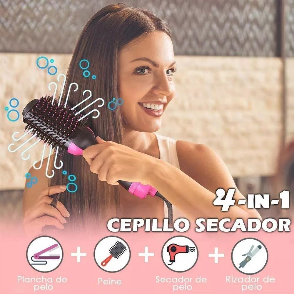 Foto 4 pulgar | Cepillo Eléctrico Genérico Portátil color Negro Alaciador Rizador y Secador de Cabello