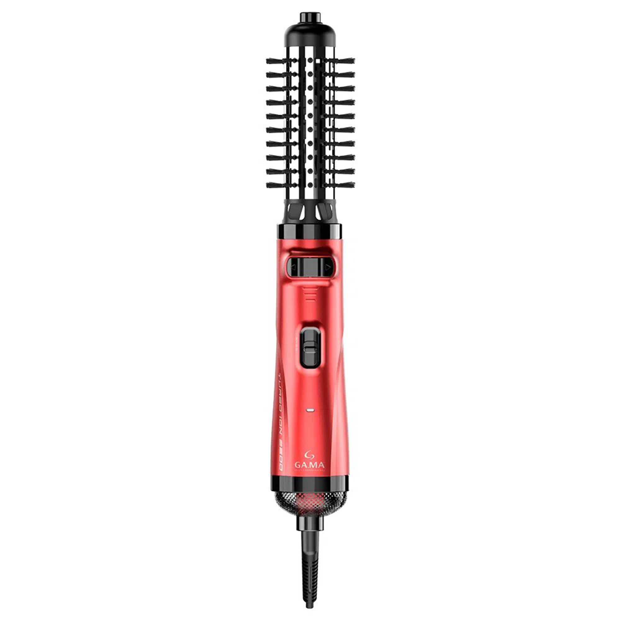 Cepillo Eléctrico Rotativo GA.MA TURBO ION 2600 ROTATING STYLER-MY color Rojo