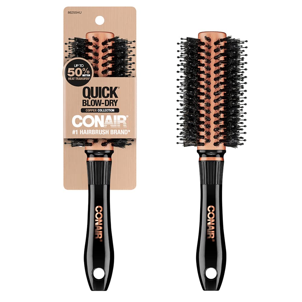 Foto 2 pulgar | Venta Internacional - Cepillo Redondo Conair Quick Blow-dry Copper Collection Porcupin