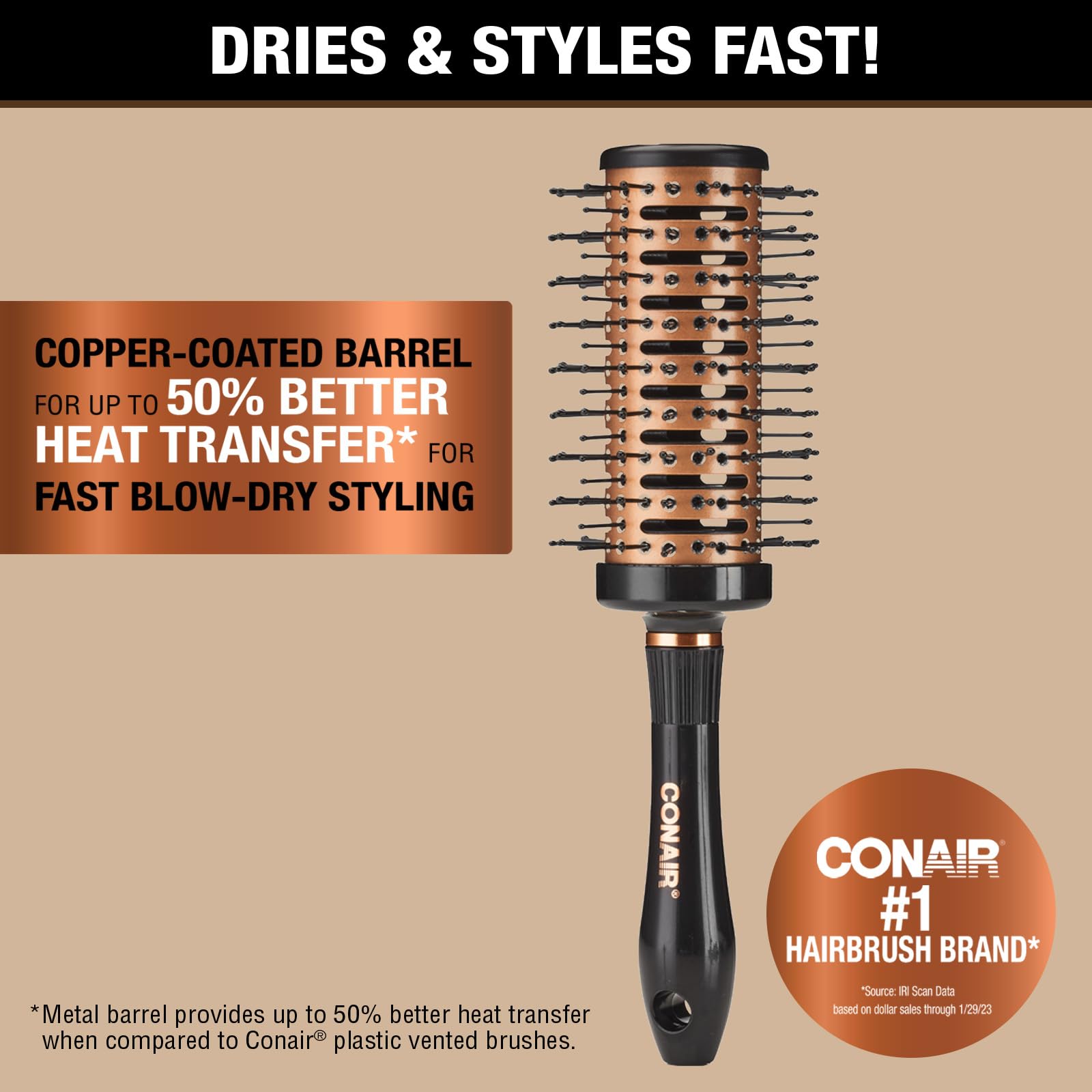 Foto 2 | Venta Internacional-Cepillo Conair Café para Cabello