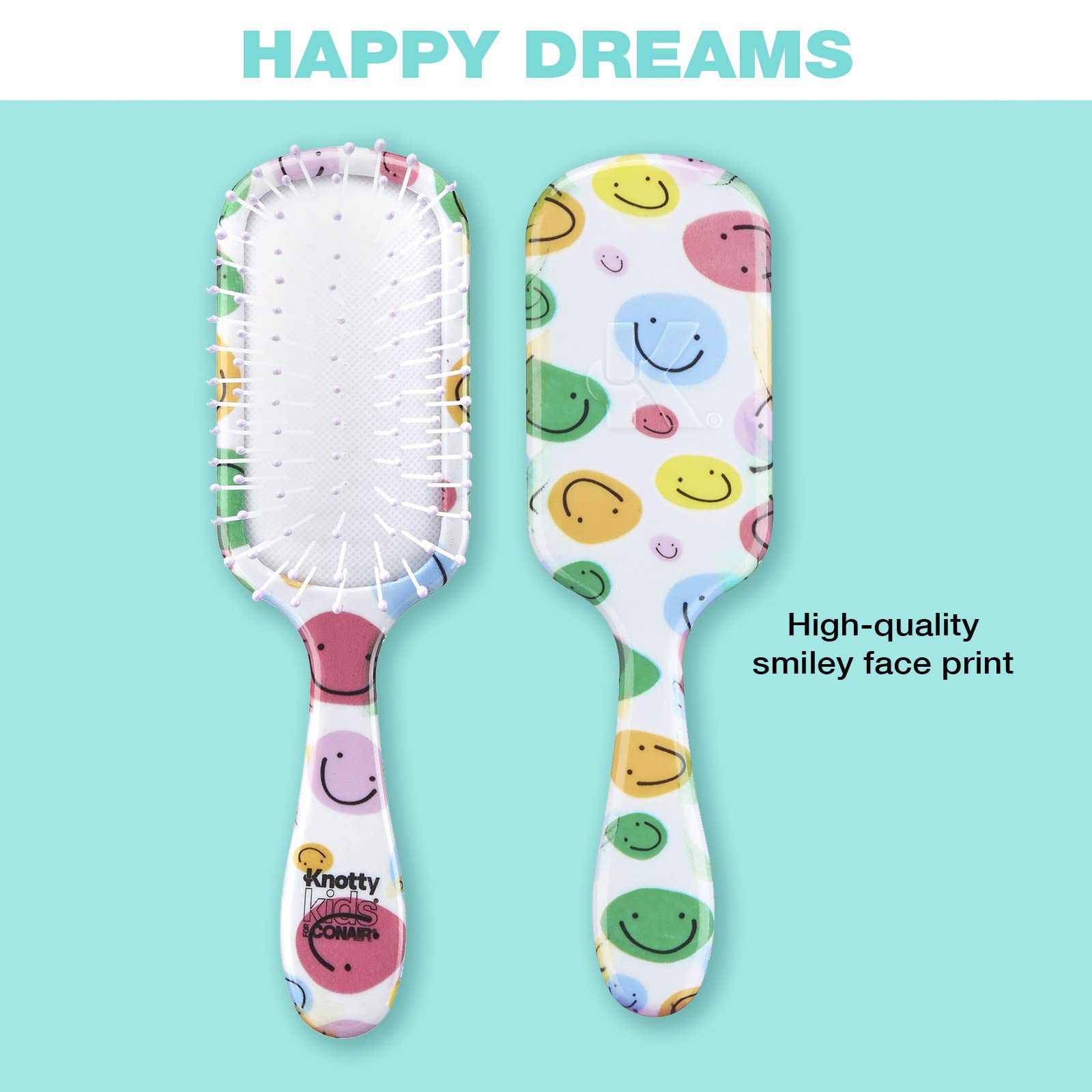 Foto 4 | Venta Internacional - Cepillo De Pelo Conair Knotty Kids Para Estampado De Emoticonos