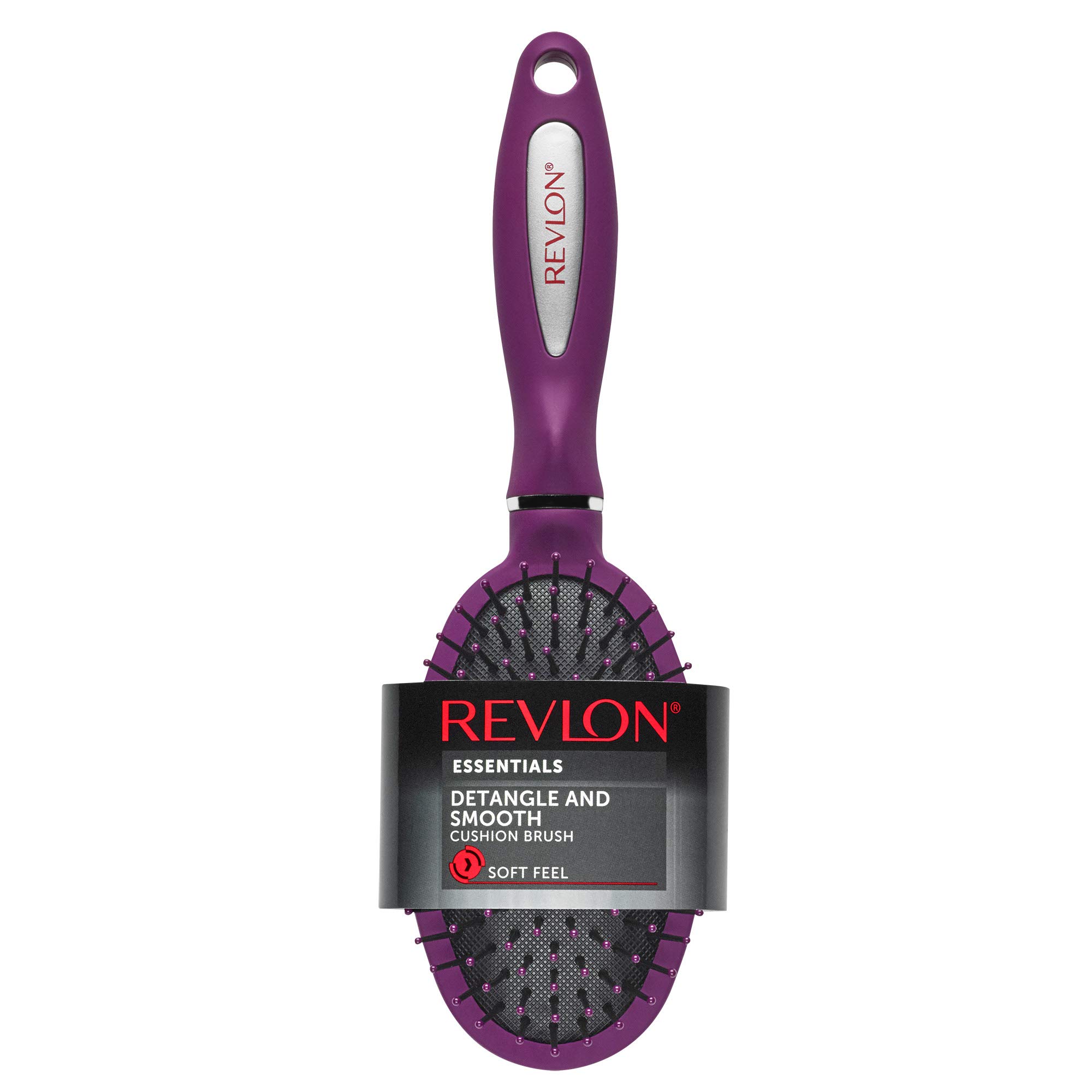 Foto 2 pulgar | Cepillo De Pelo Revlon Detangle & Smooth Berry Cushion - Venta Internacional