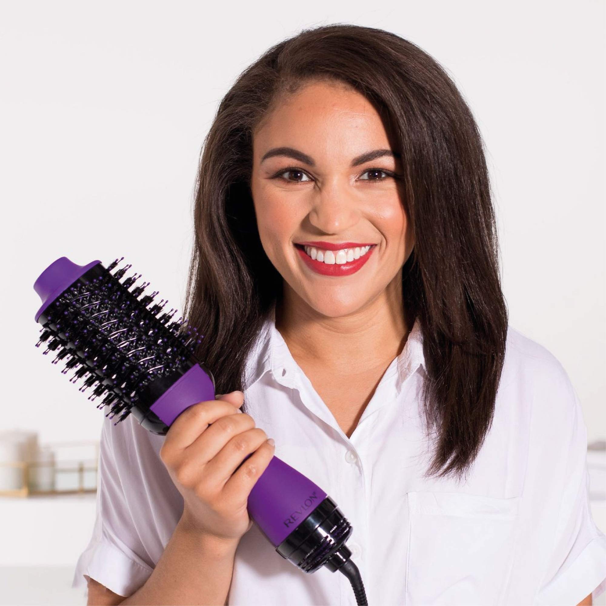 Foto 5 pulgar | Secador De Pelo Y Cepillo De Aire Caliente Revlon One-step Volumizer 1.0 - Venta Internacional