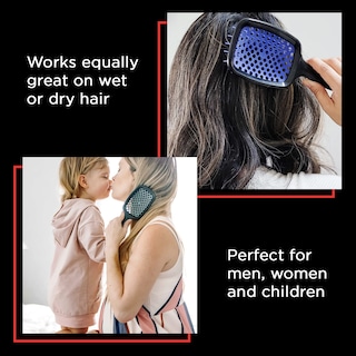 Foto 5 | Cepillo De Pelo Fhi Heat Unbrush, Húmedo Y Seco, Ventilado, Desenredado, Negro - Venta Internacional.