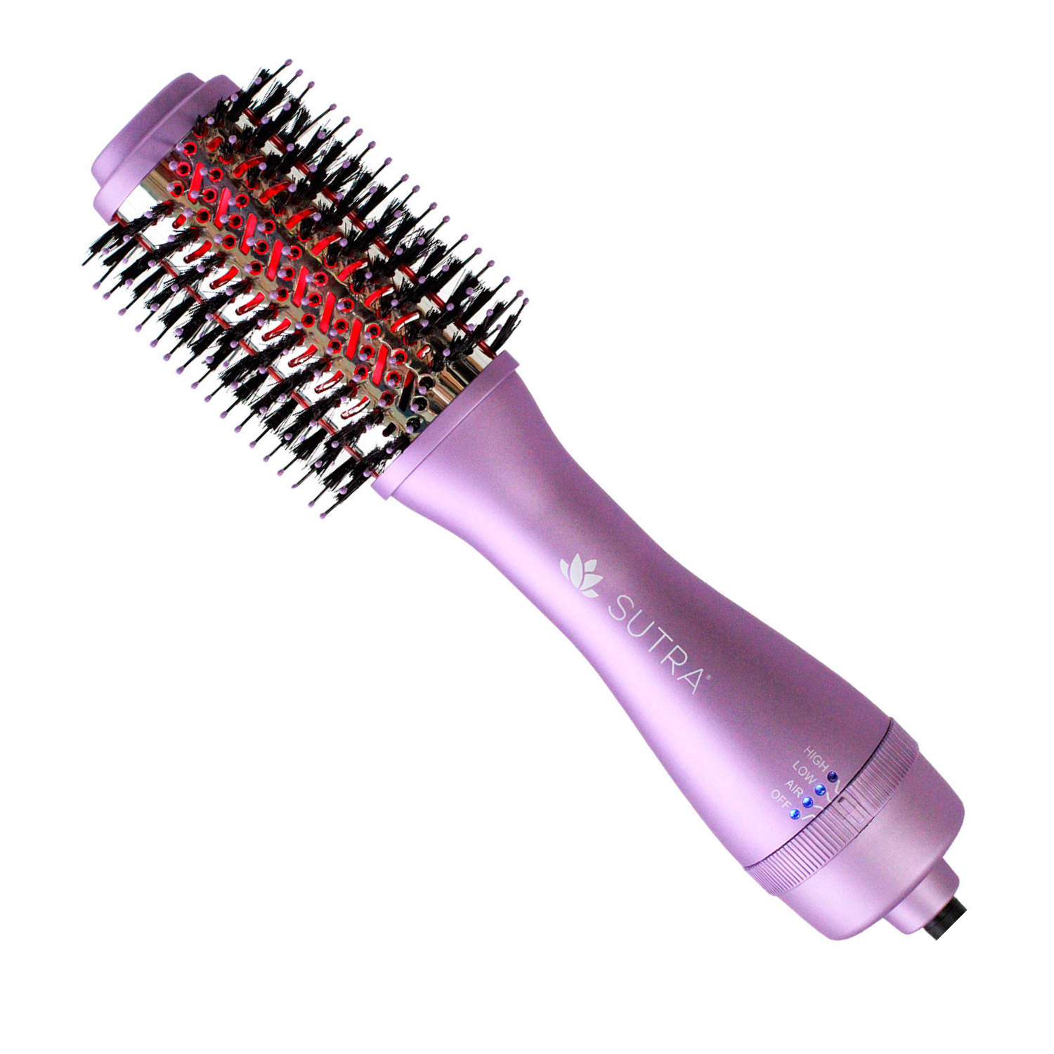 Foto 2 pulgar | Cepillo Secadora Infrarrojo Sutra Beauty Color Lavanda Cepilla, Seca Y Peina Tu Cabello Con Rapidez Y Facilidad