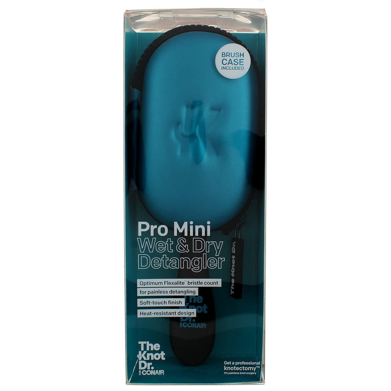 Foto 2 pulgar | Cepillo De Pelo Conair The Knot Dr. Mini Wet & Dry Con Funda Azul - Venta Internacional.
