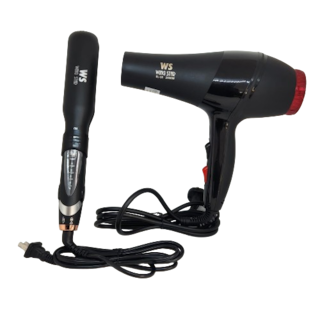 Foto 1 | Kit Belleza Plancha Con Secadora Sn7729