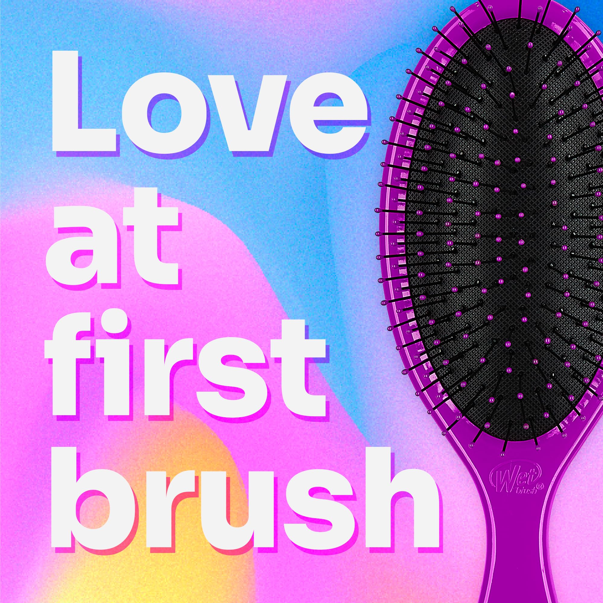 Foto 3 | Cepillo De Pelo Wet Brush Original Detangling Purple - Venta Internacional.