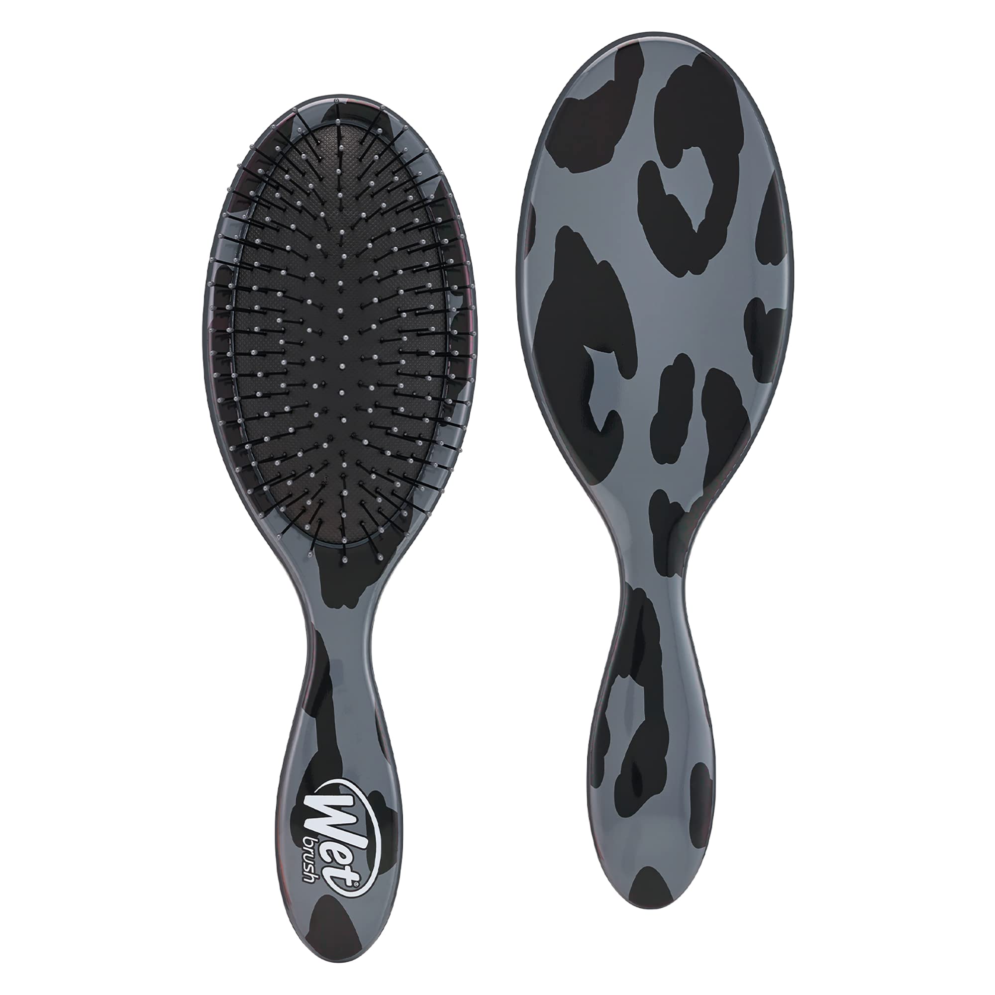 Cepillo De Pelo Wet Brush Original Detangler Dark Grey Leopard - Venta Internacional. $314