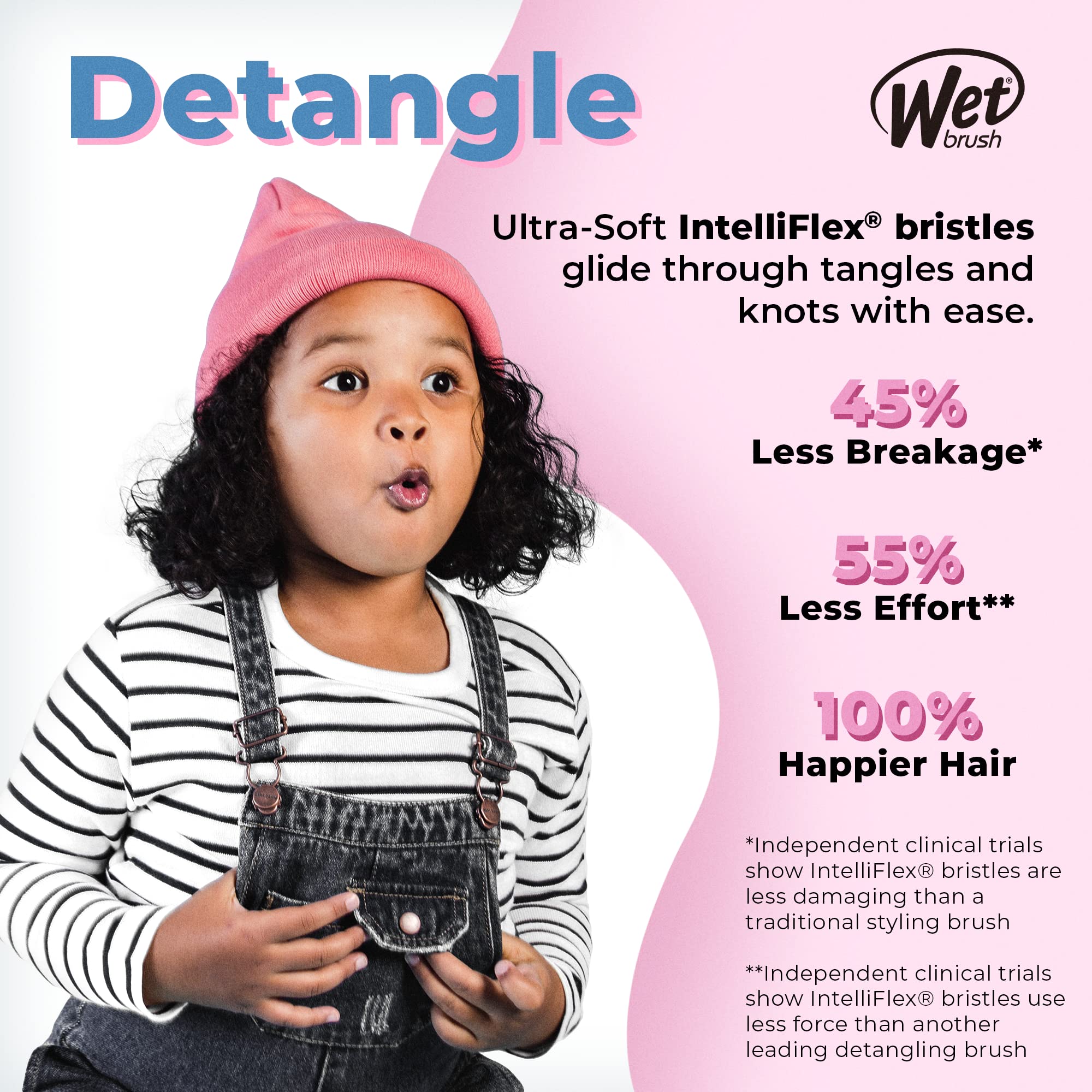 Foto 4 pulgar | Cepillo De Pelo Wet Brush Kids Detangler Chevron Intelliflex - Venta Internacional.