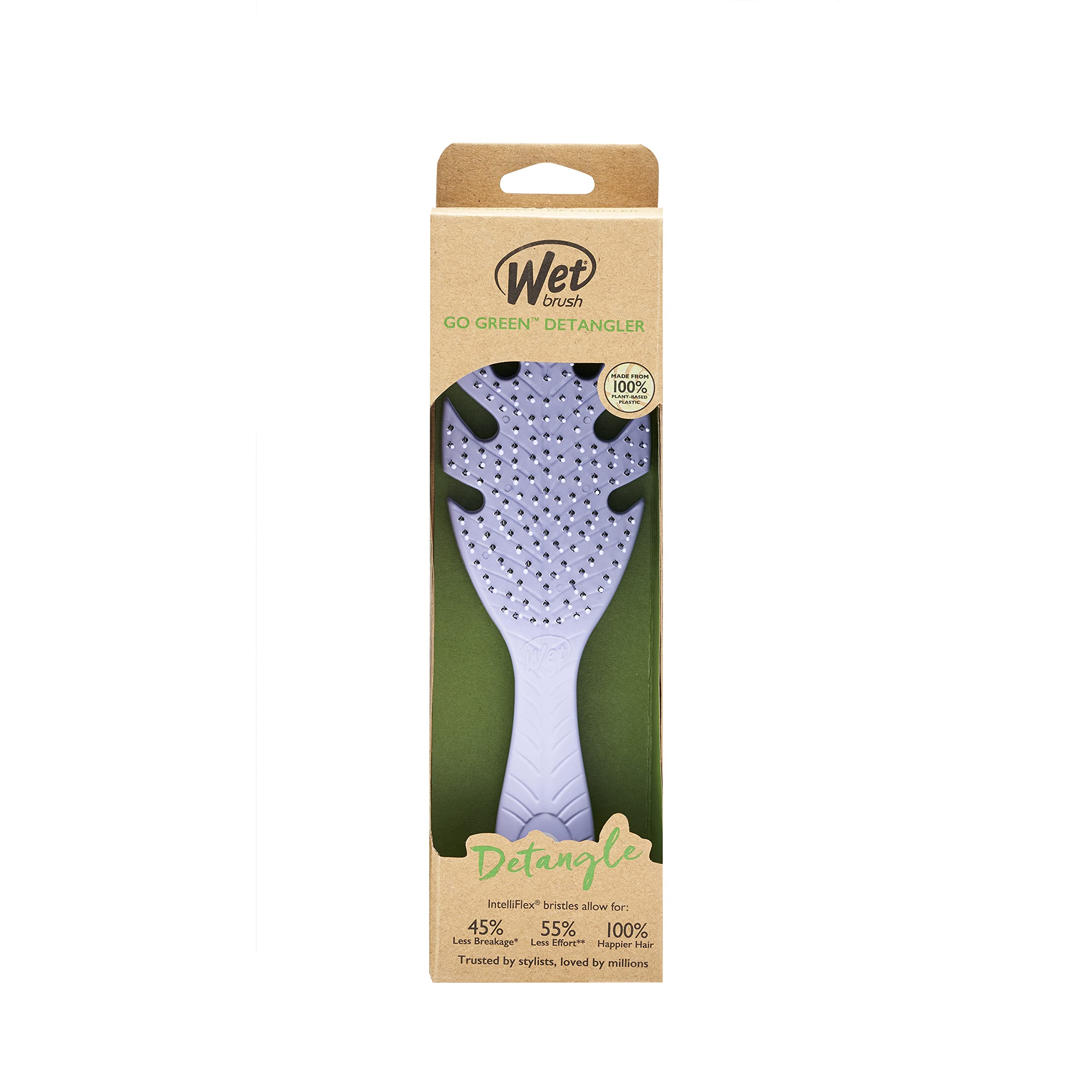 Foto 5 pulgar | Cepillo Desenredante De Cabello Wet Brush Go Green Lavender - Venta Internacional.