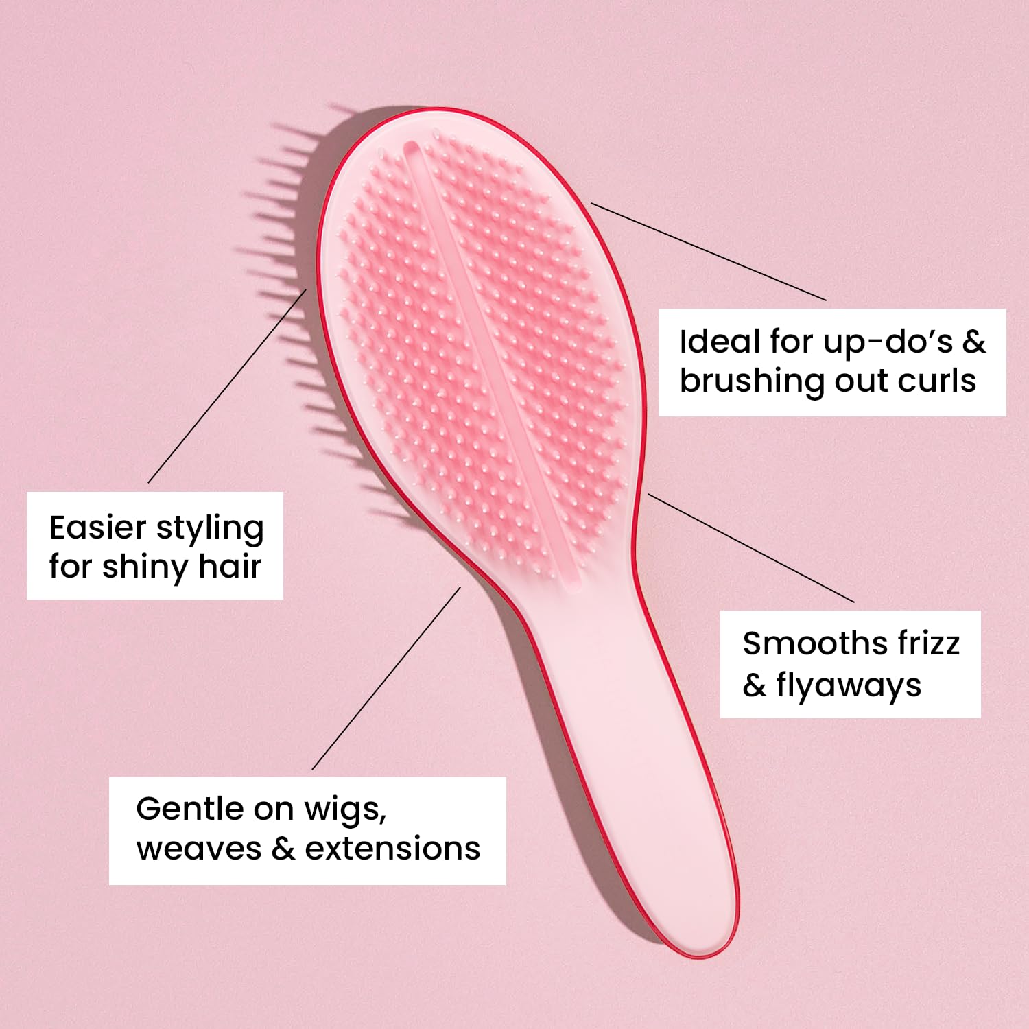 Foto 4 pulgar | Brocha Para Peinar Tangle Teezer The Ultimate Styler Pink - Venta Internacional.