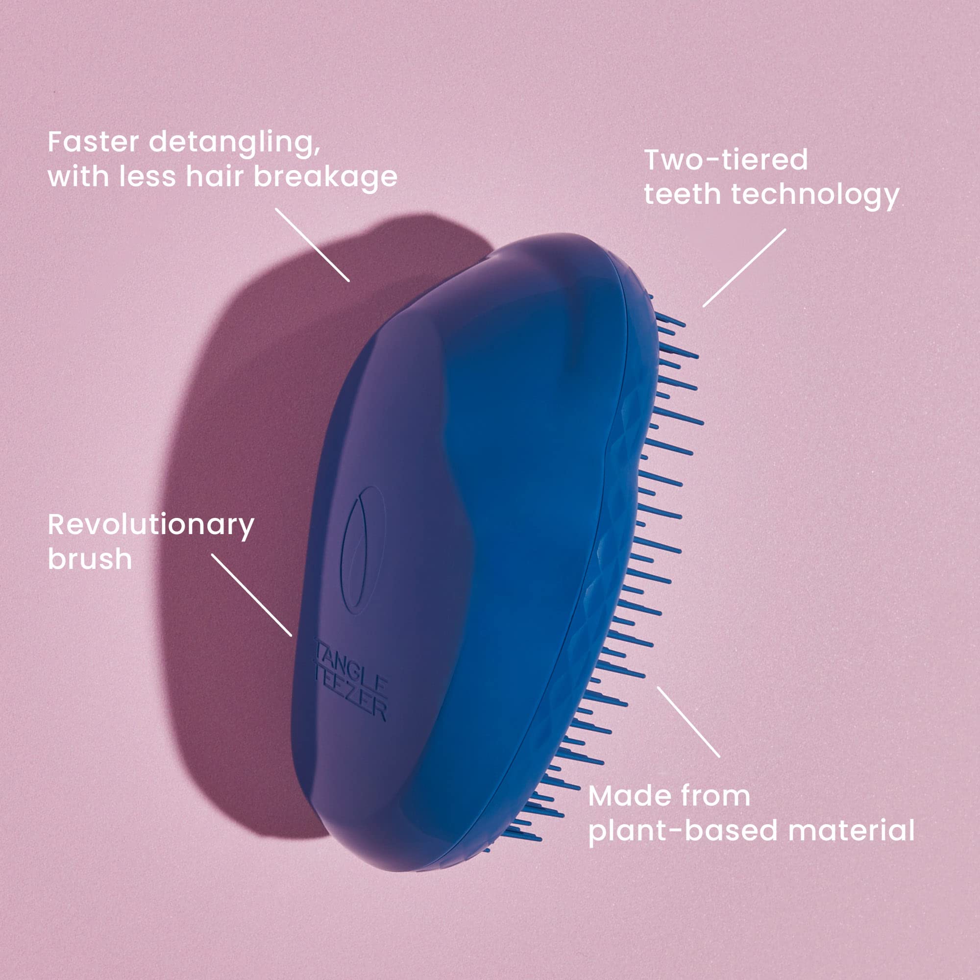 Foto 4 pulgar | Cepillo Para El Cabello Tangle Teezer Original Plant Desenredante Húmedo Y Seco - Venta Internacional.