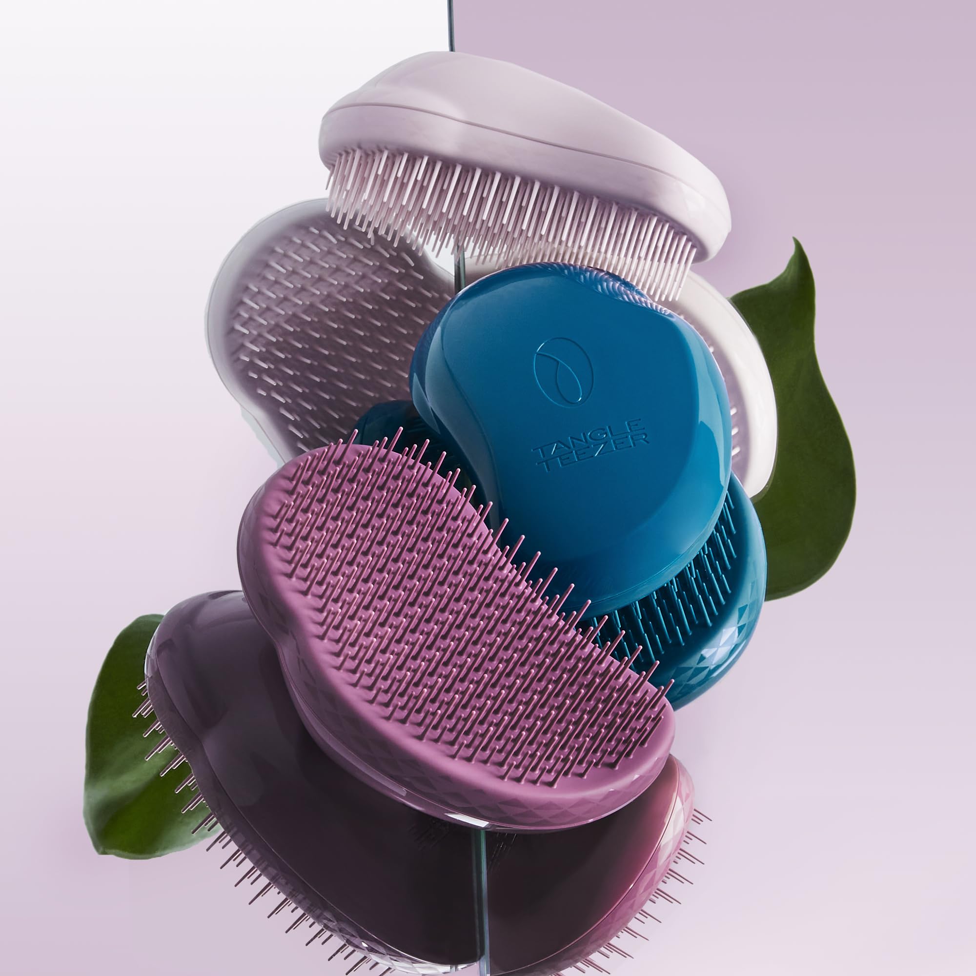 Foto 5 | Cepillo Para El Cabello Tangle Teezer Original Plant Desenredante Húmedo Y Seco - Venta Internacional.