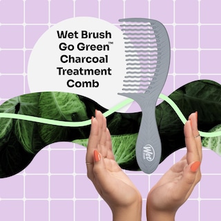 Foto 2 | Comb Wet Brush Go Green, Tratamiento Con Infusión De Carbón, Dientes Anchos - Venta Internacional.