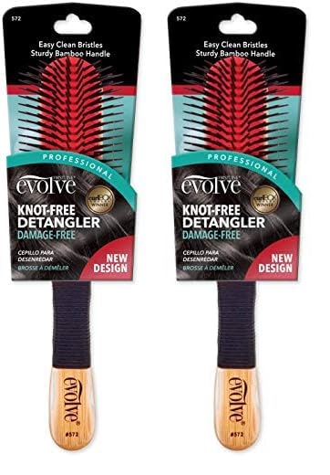 Brocha Detangle Evolve Knot Free (paquete De 2) - Venta Internacional.