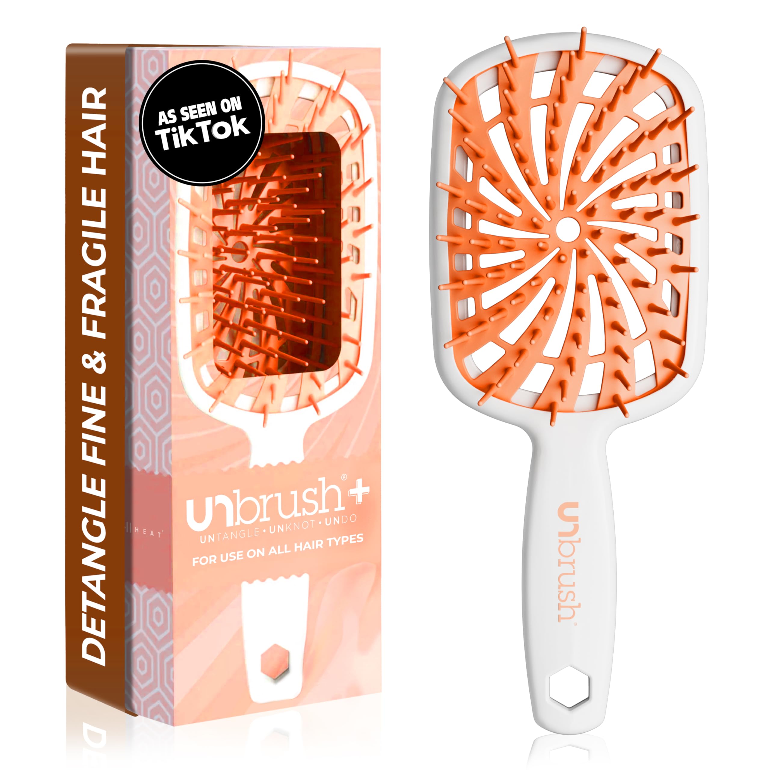 Cepillo Desenredante Fhi Heat Unbrush Plus Para Cabello Húmedo O Seco - Venta Internacional.