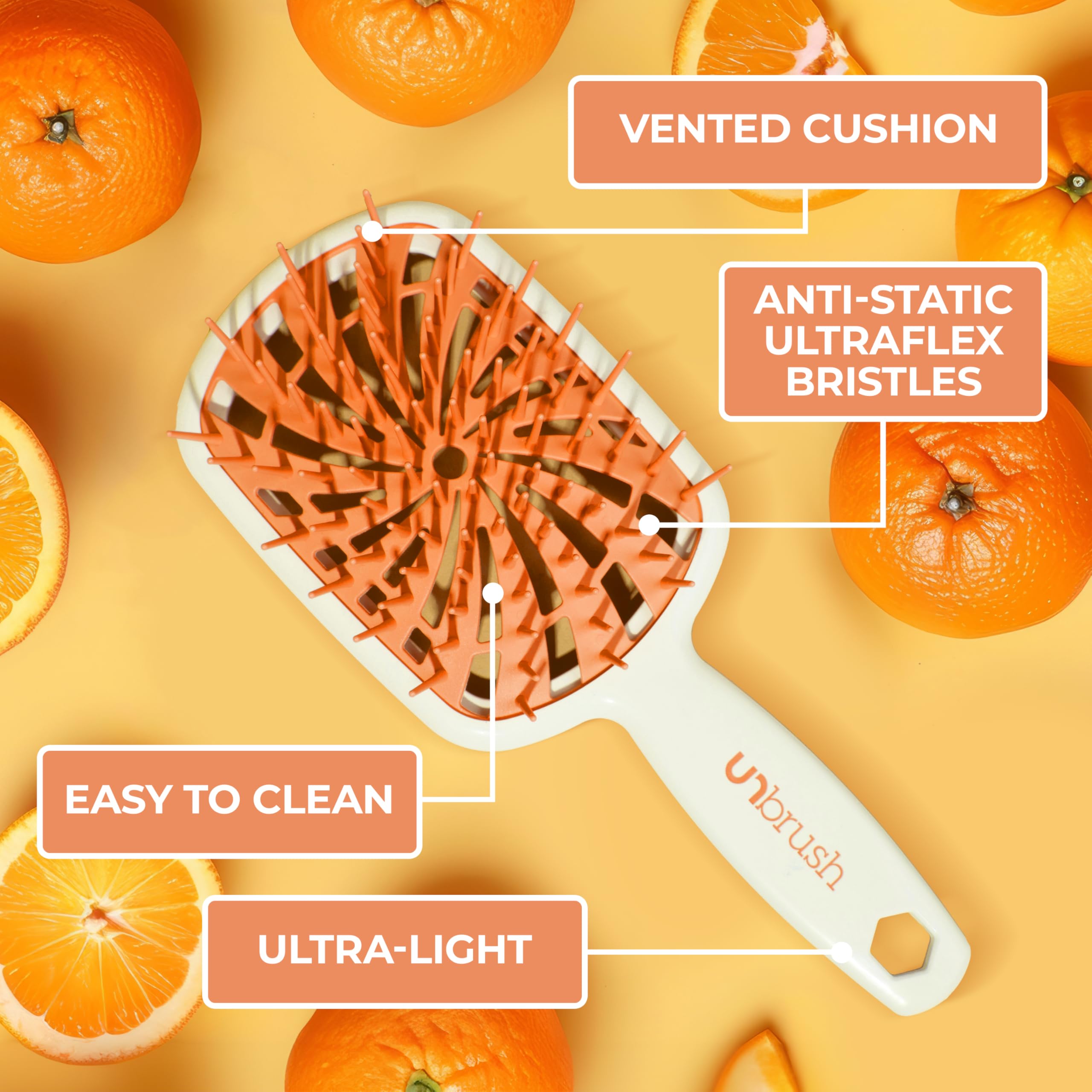 Foto 6 pulgar | Cepillo Desenredante Fhi Heat Unbrush Plus Para Cabello Húmedo O Seco - Venta Internacional.