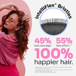 Foto 3 | Cepillo De Pelo Wet Brush Original Detangler Purple Intelliflex - Venta Internacional.