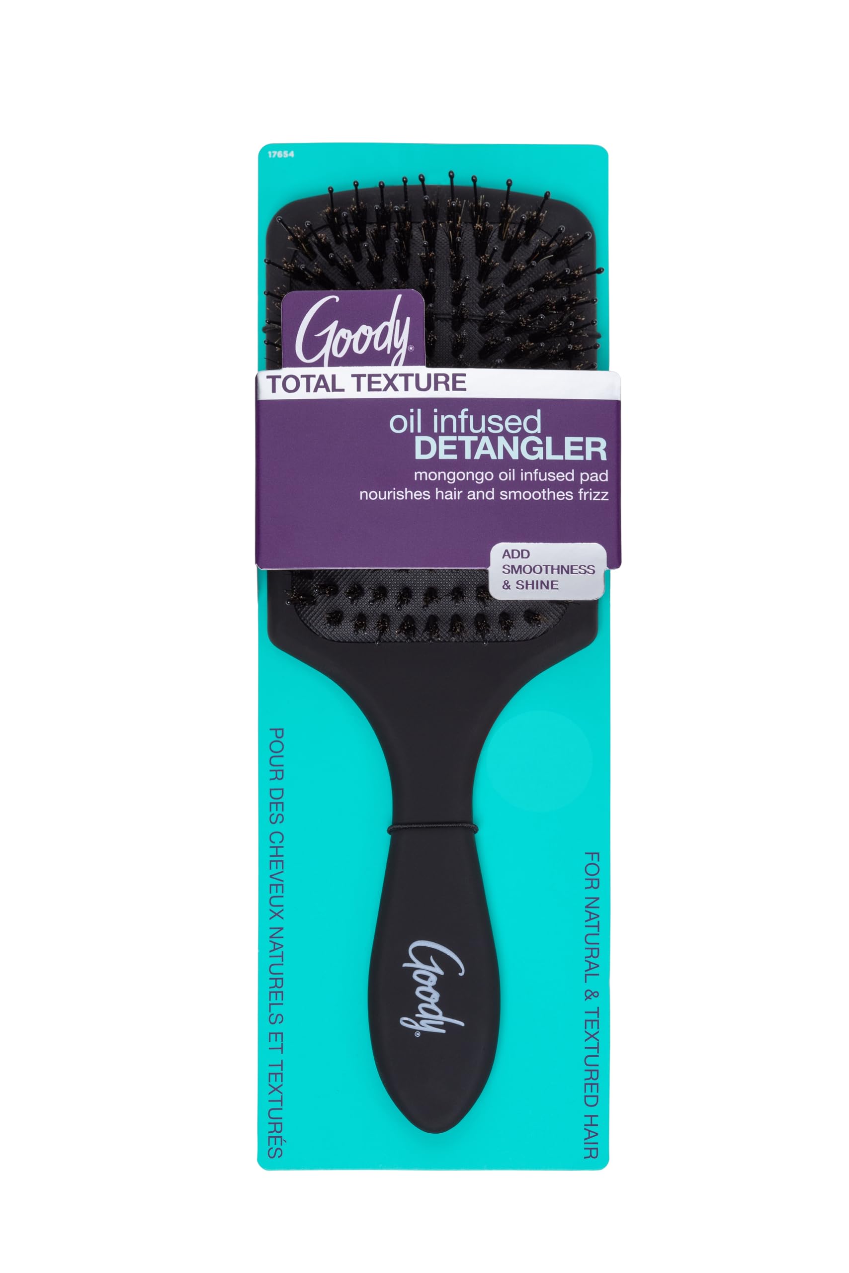 Foto 2 pulgar | Cepillo De Pelo Goody Total Texture Mongongo Oil Black - Venta Internacional.