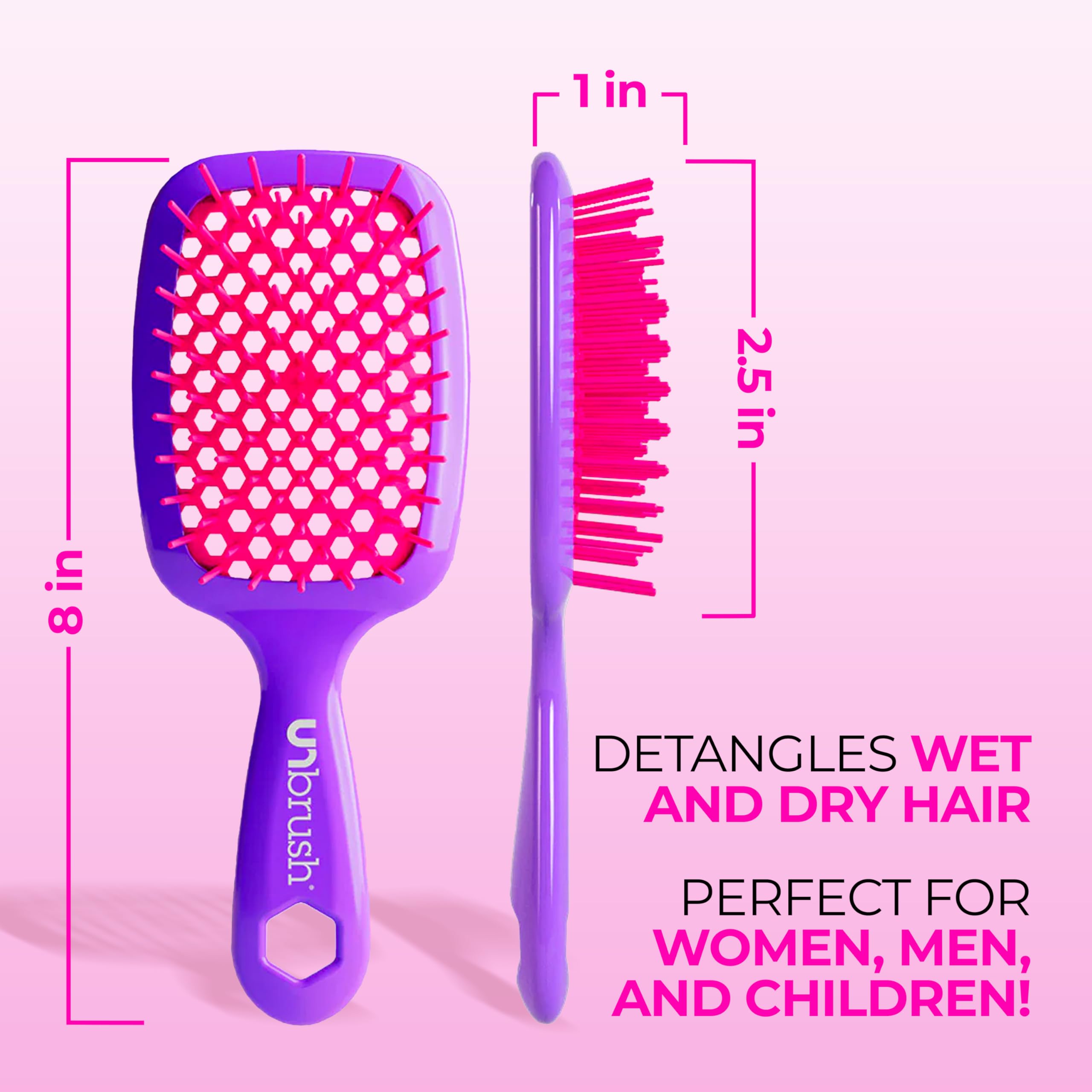 Foto 4 | Cepillo Desenredante Fhi Heat Unbrush Para Todo El Cabello Húmedo O Seco - Venta Internacional.