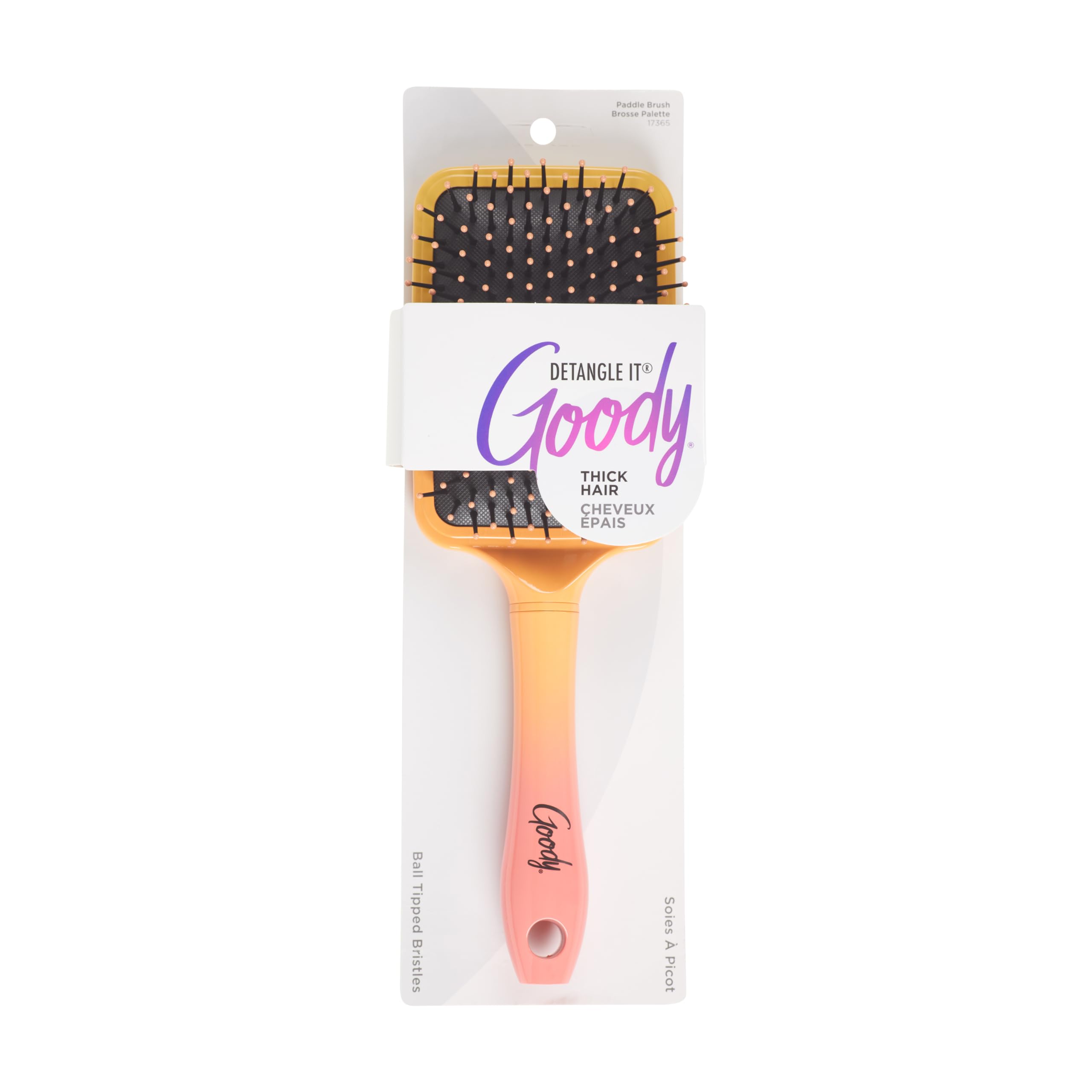 Pincel De Pádel Goody Dream Detangle Amarillo/naranja/rosa Degradado - Venta Internacional.